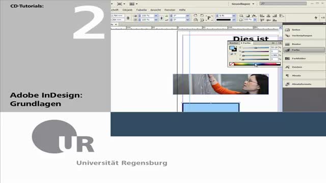 Tutorial 02: Verwendung von Adobe InDesign, allgemeine Funktionsweise