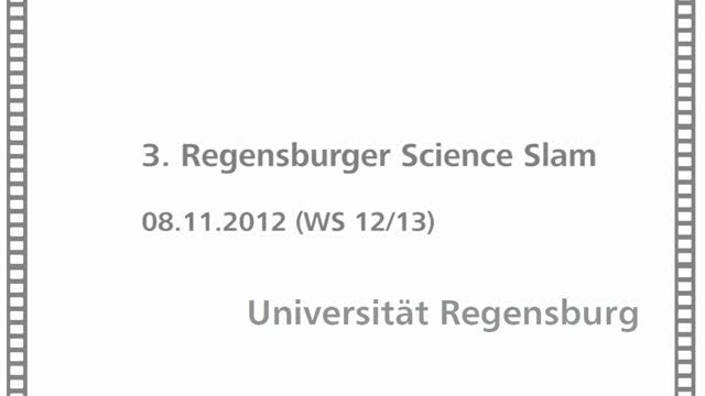 Regensburger Science Slam 2012 - Thomas Spitzer