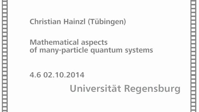 Quantum Mathematical Physics - 04 - 06