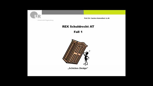 REX - Zivilrecht / Schuldrecht AT Fall 1