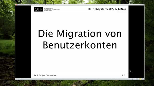 Anleitung zur Migration von Benutzerkonten in Linux
