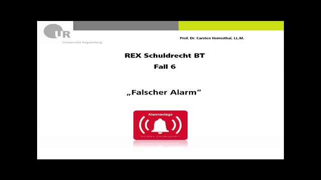 REX - Zivilrecht / Schuldrecht BT Fall 6