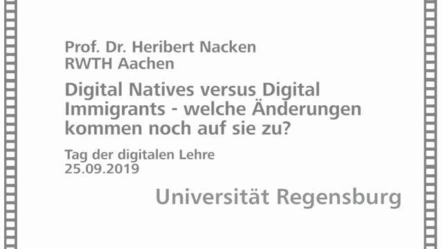 Tag der digitalen Lehre 2019 - Keynote