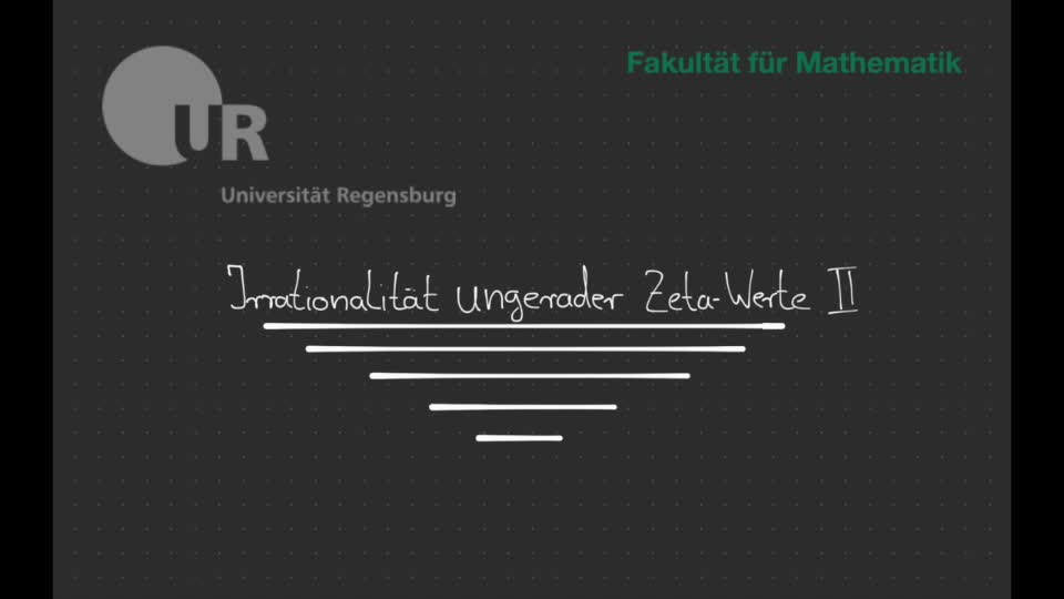 13 - Linearformen in Hurwitzschen Zeta-Werten