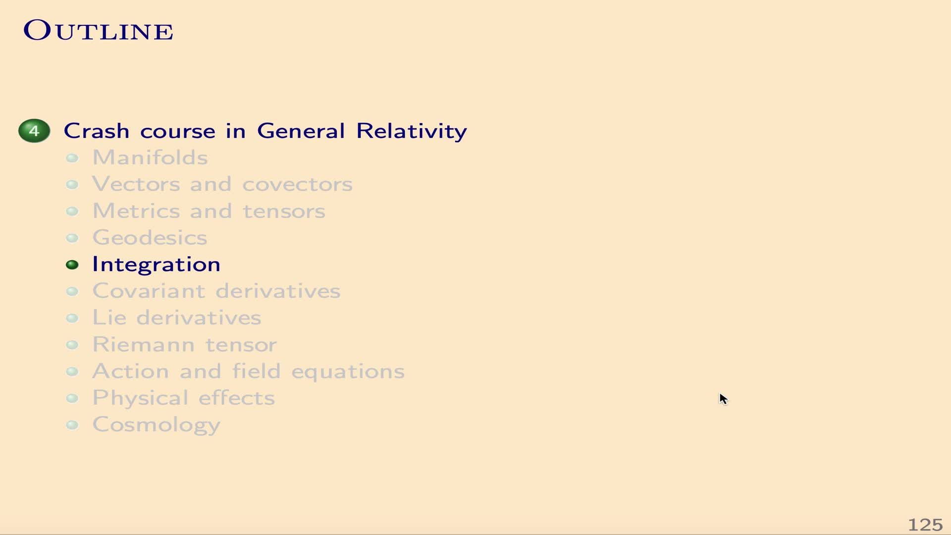 QG I: 4.5 - Integration