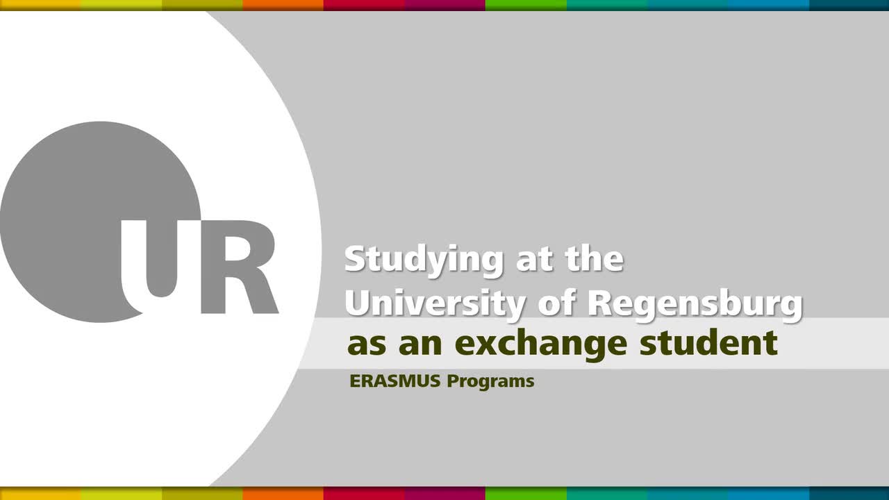 Studying at the University of Regensburg: ERASMUS Exchange Student