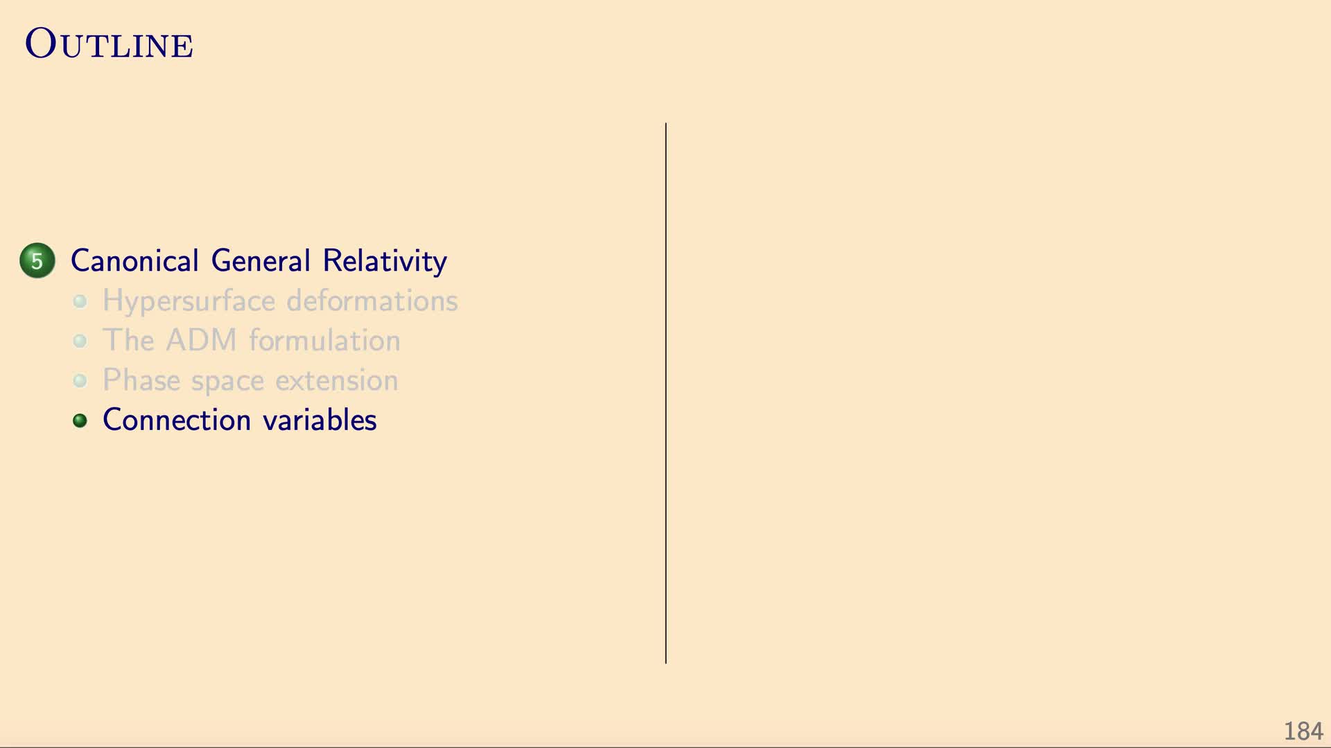 QG I: 5.4 - Connection variables