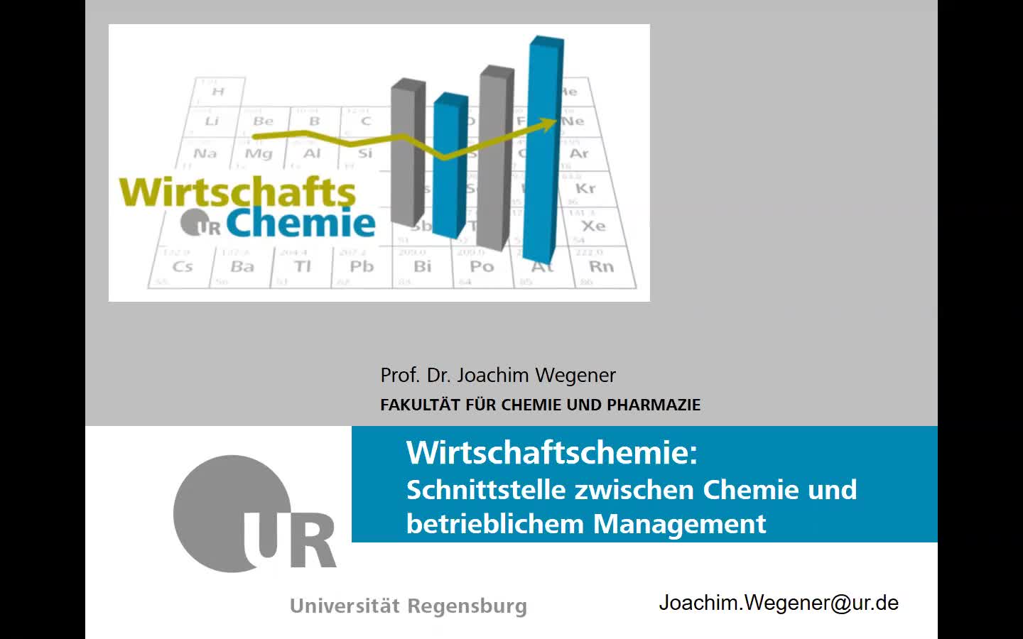 BSc Wirtschaftschemie - ein Studium an der Schnittstelle zwischen Chemie und Wirtschaft