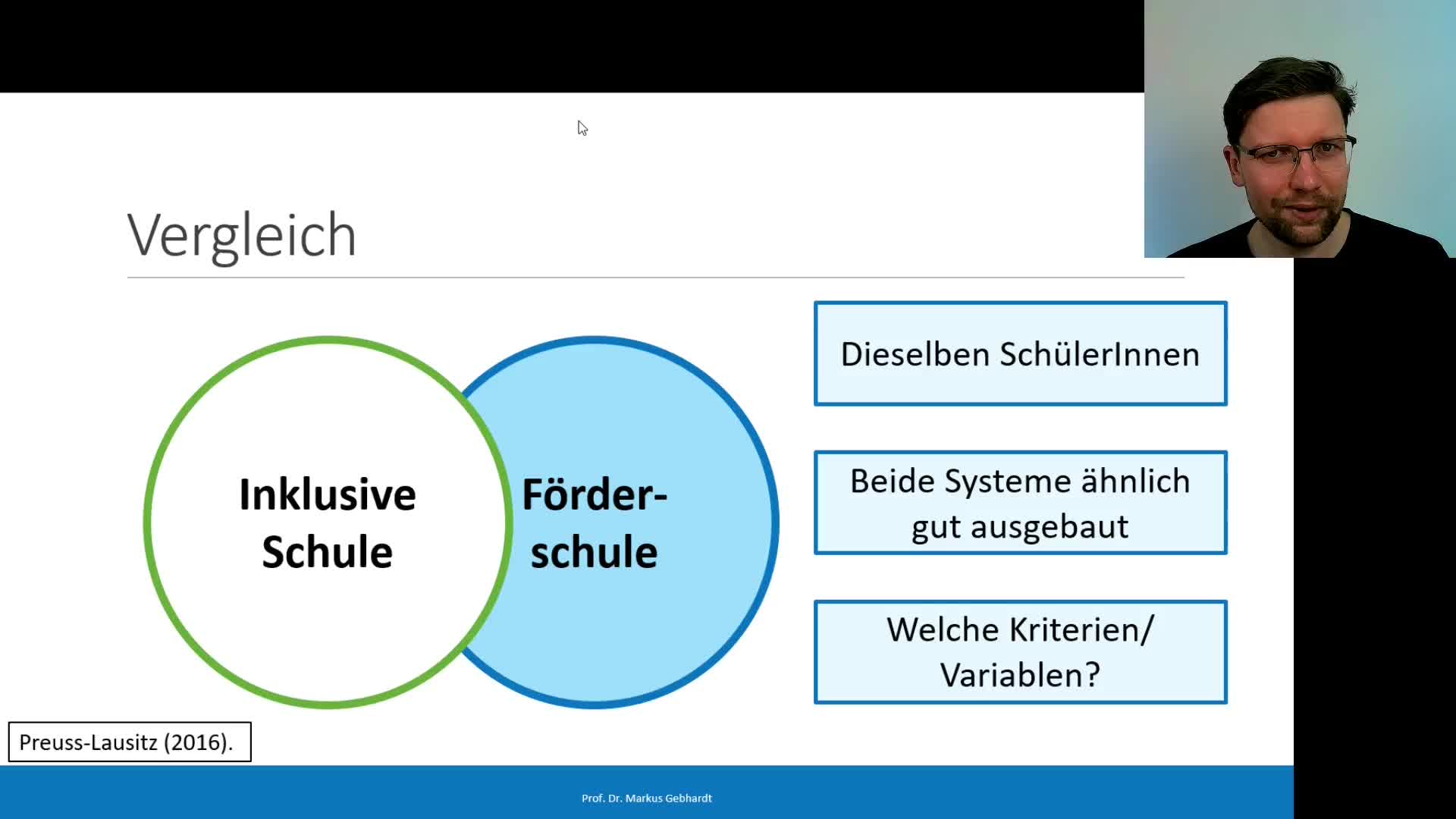 Inklusion und Förderschule - Ein Vergleich