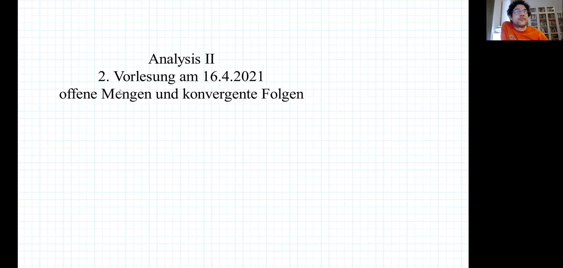 Analysis II 2. Vorlesung