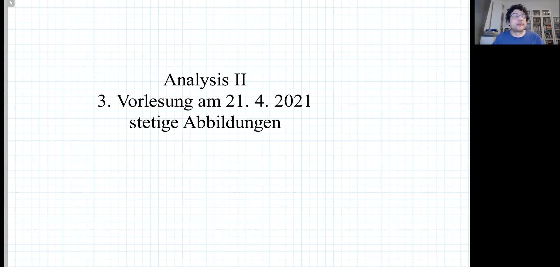 Analysis II 3. Vorlesung