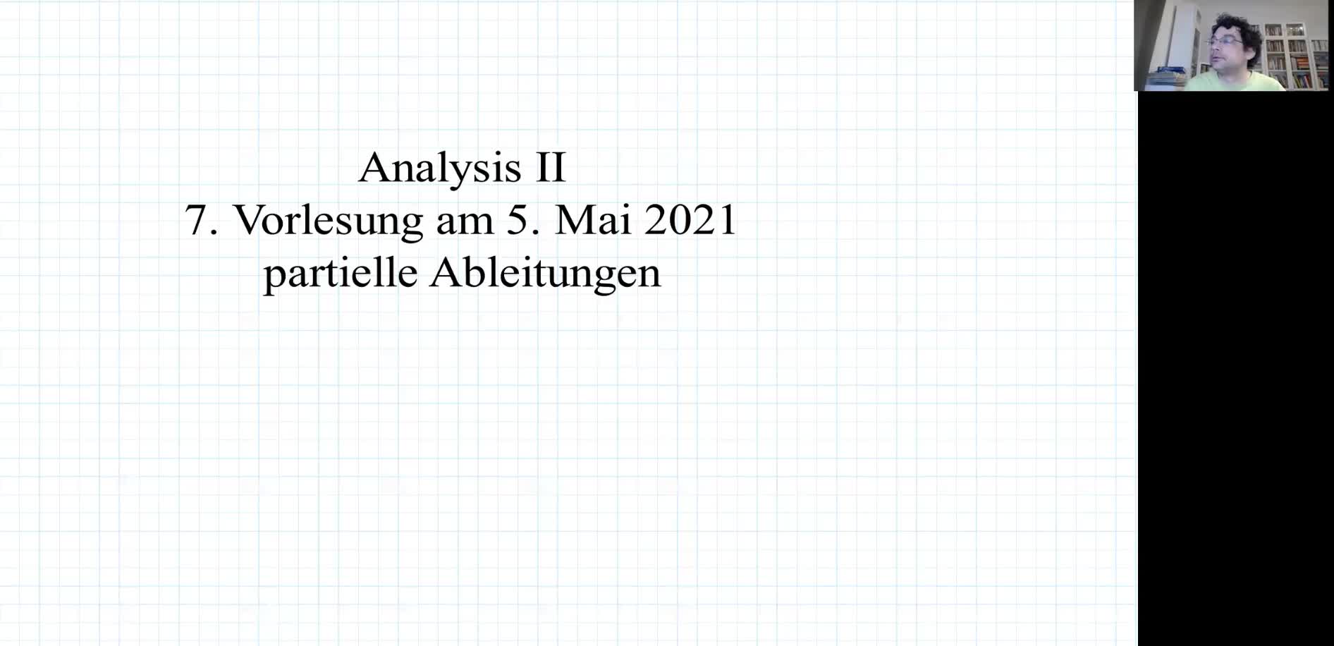 Analysis II 7. Vorlesung