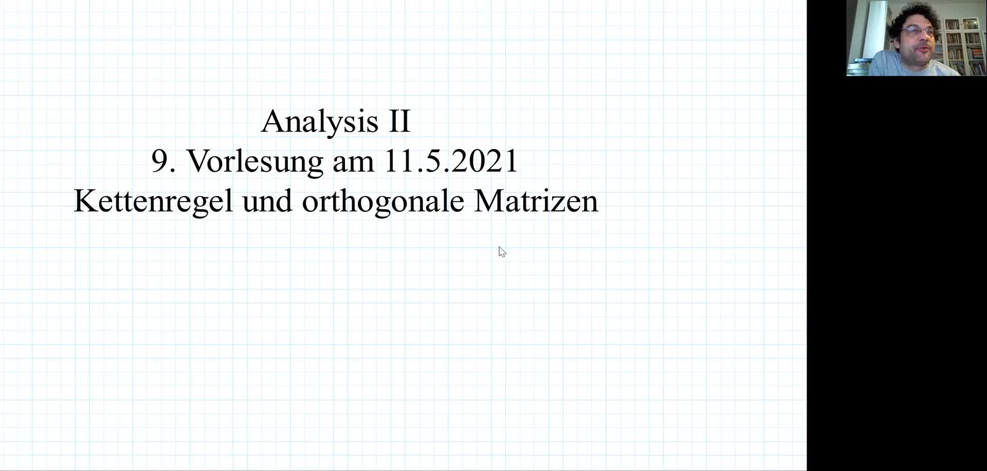 Analysis II 9. Vorlesung