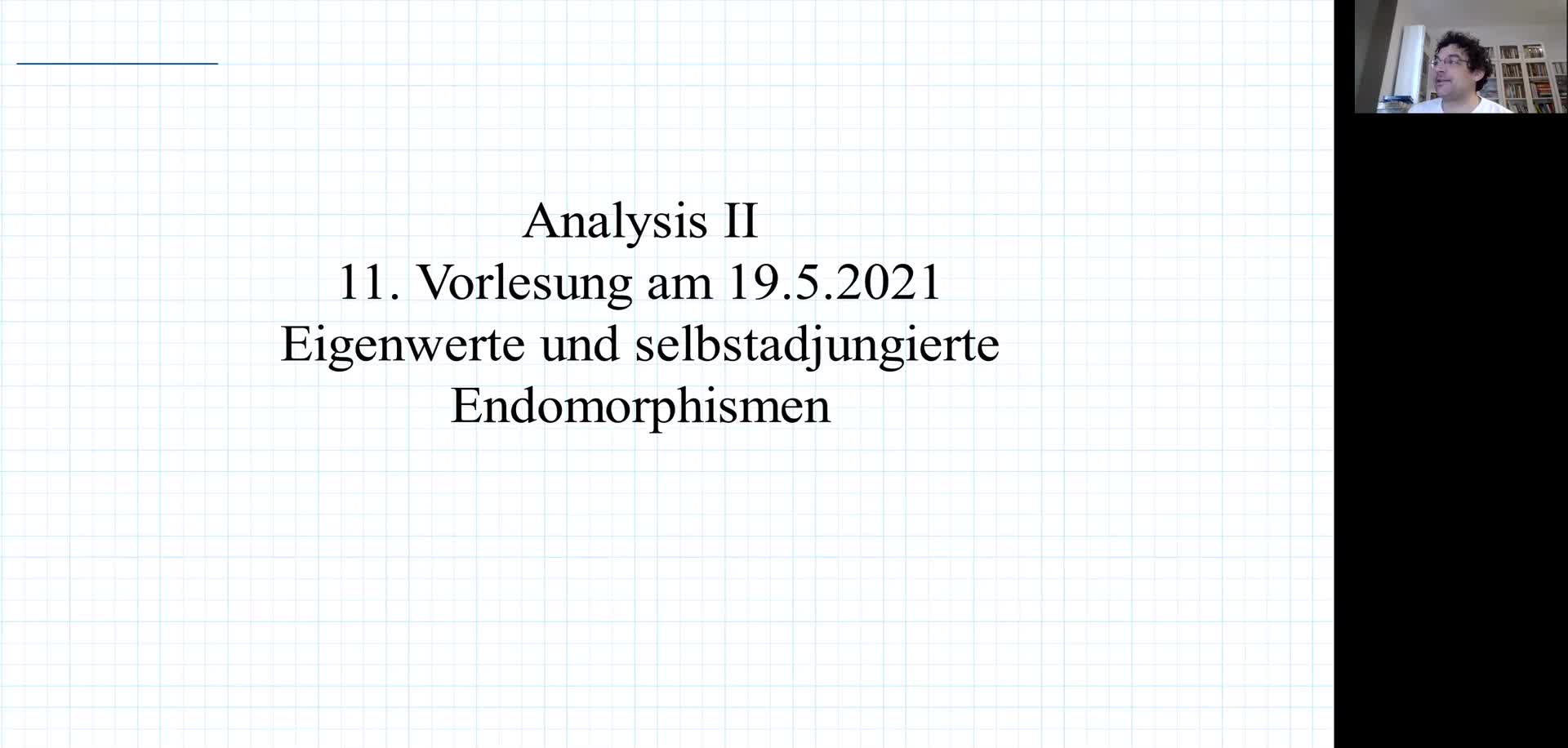 Analysis II 11. Vorlesung