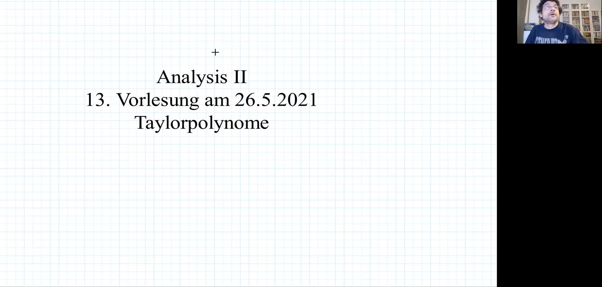 Analysis II 13. Vorlesung