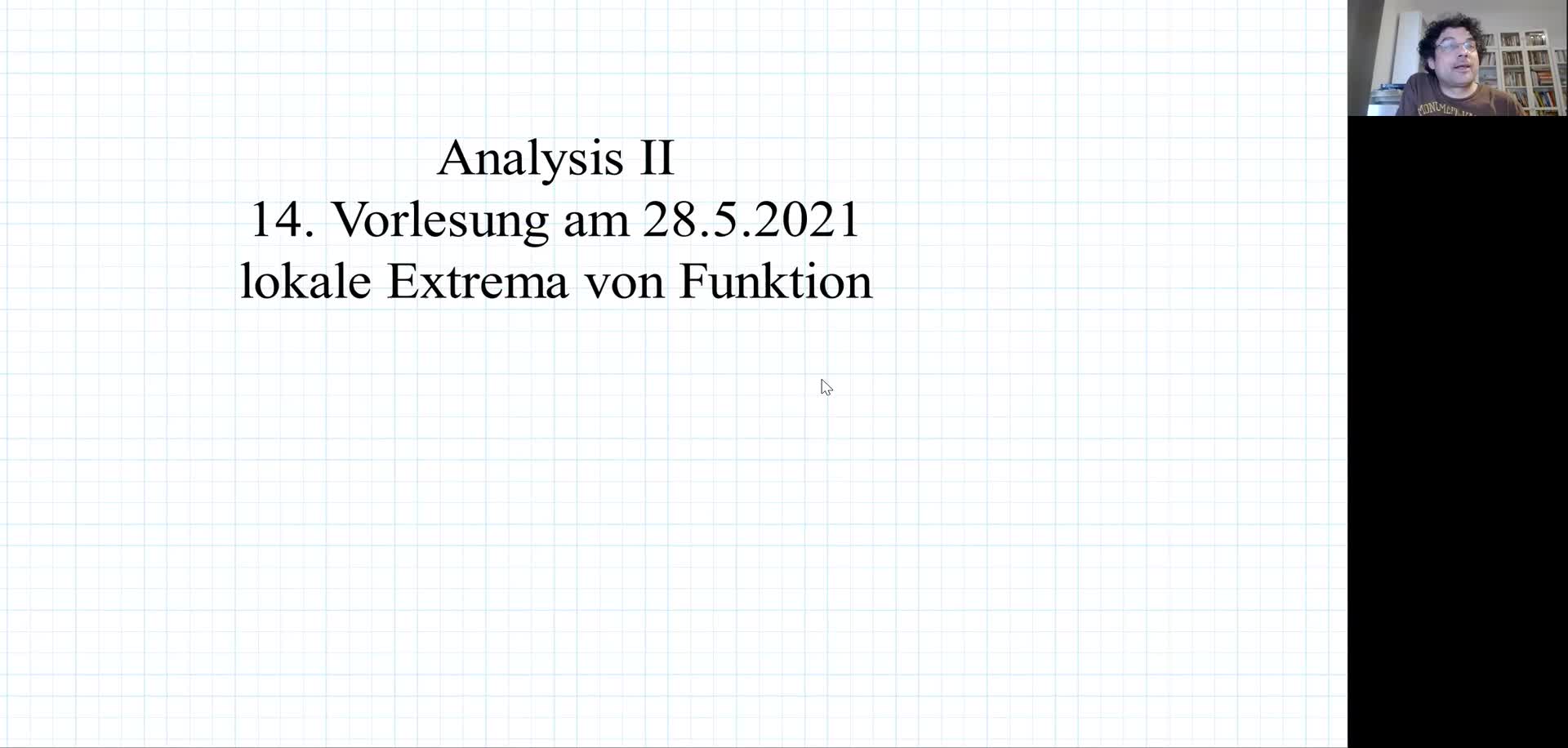 Analysis II 14. Vorlesung