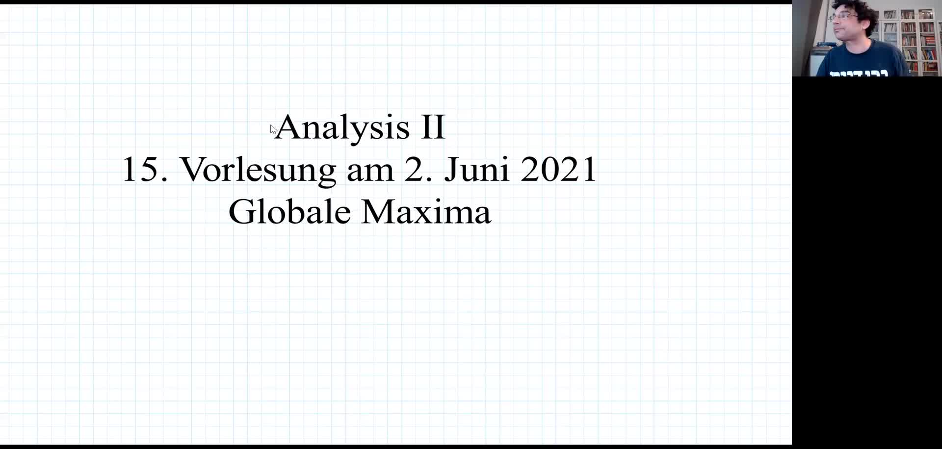 Analysis II 15. Vorlesung