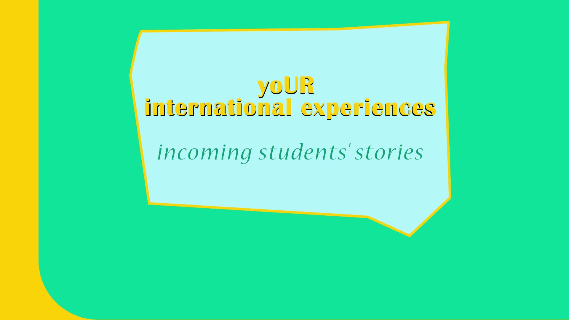 Interview with incoming students - Susy from Taiwan