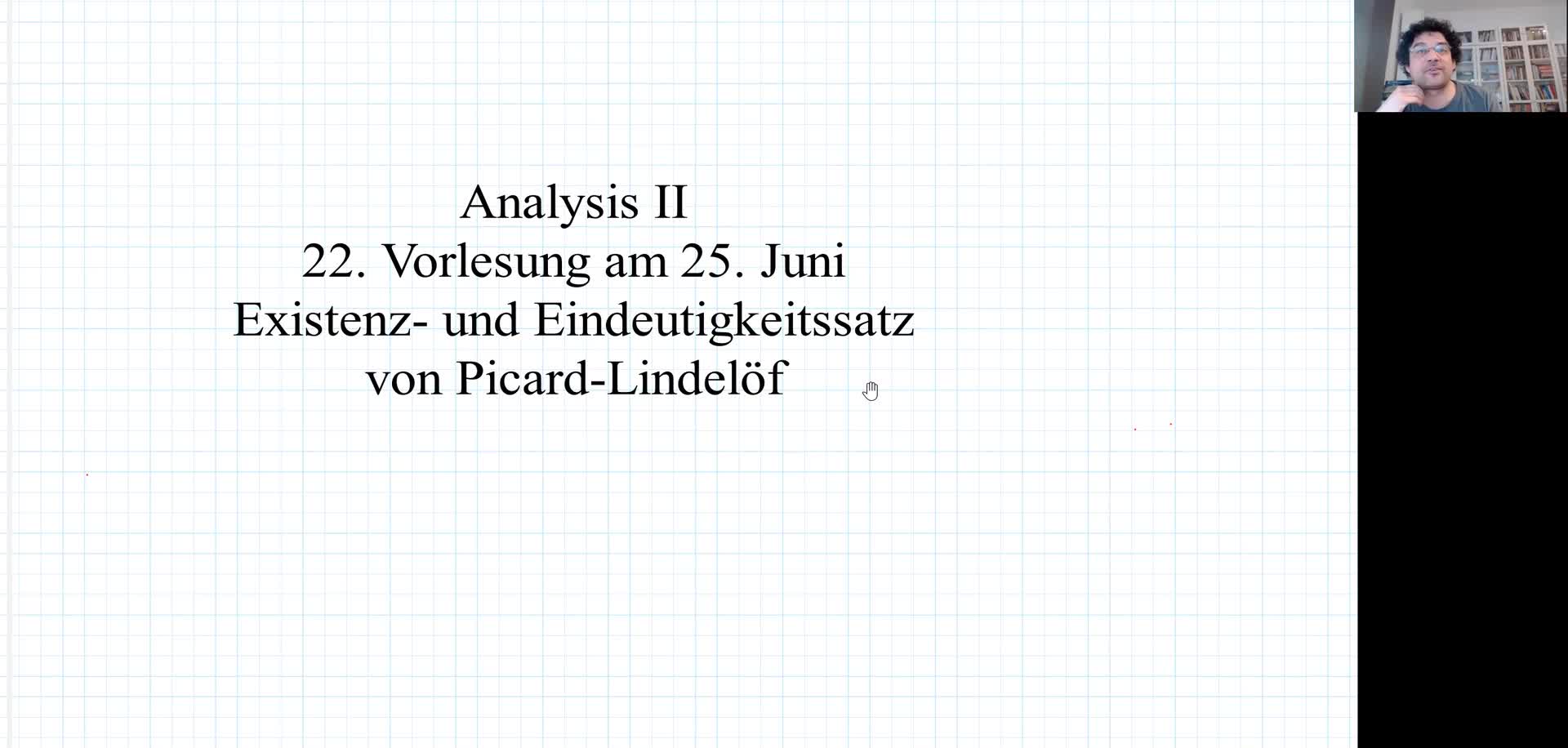 Analysis II 22. Vorlesung