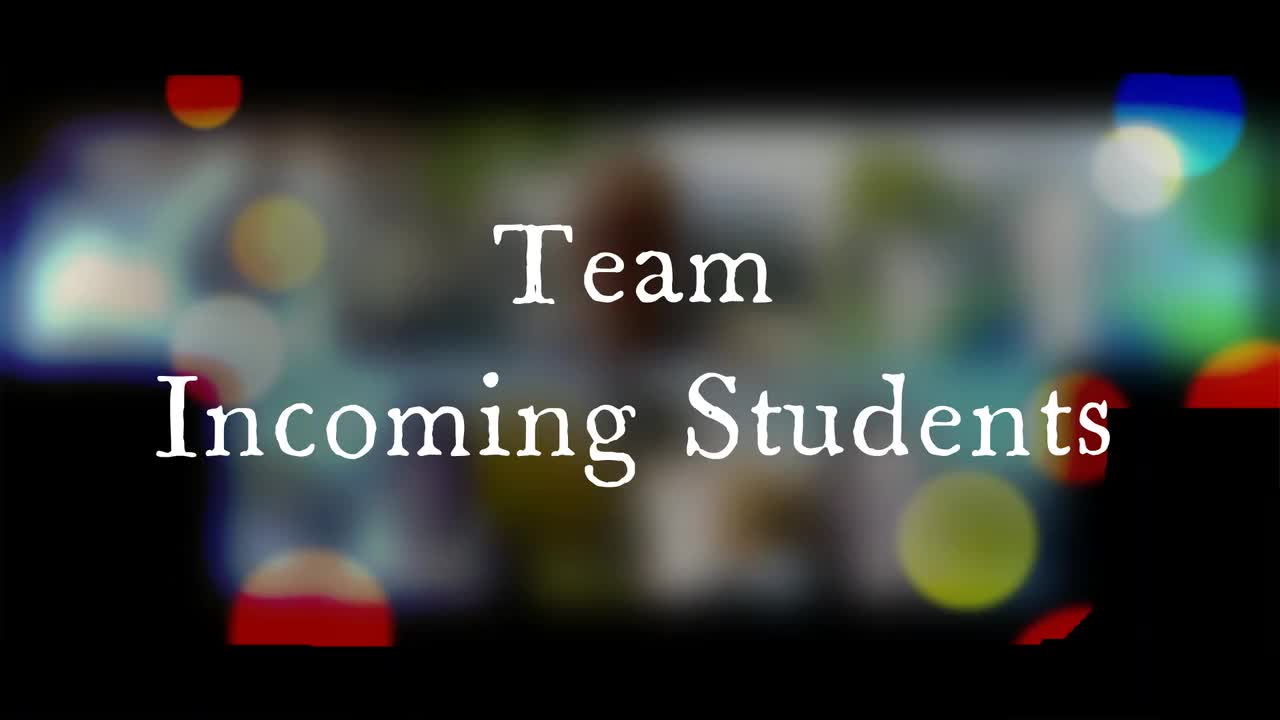 Meet the IO team - Incoming Students