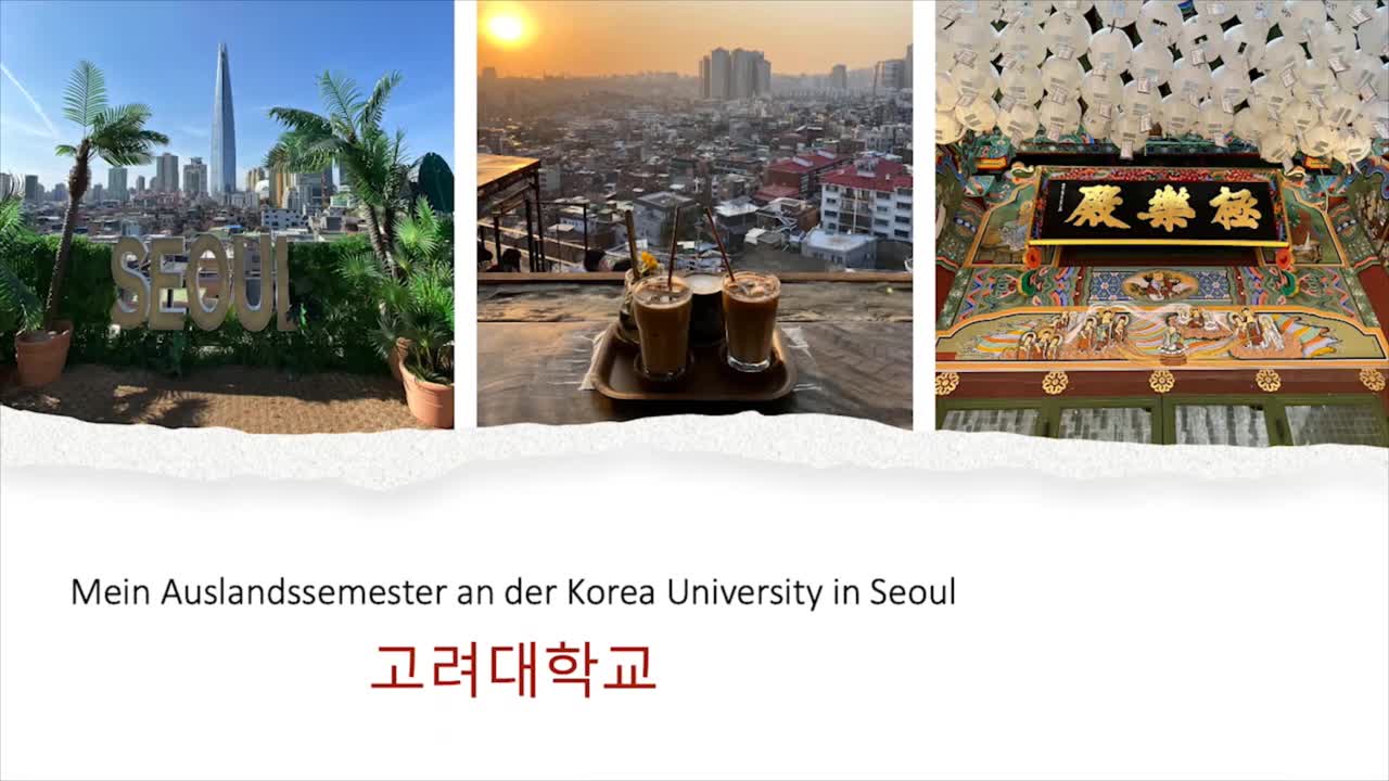 Nicola und Melanie in Südkorea - Korea University / KUBS