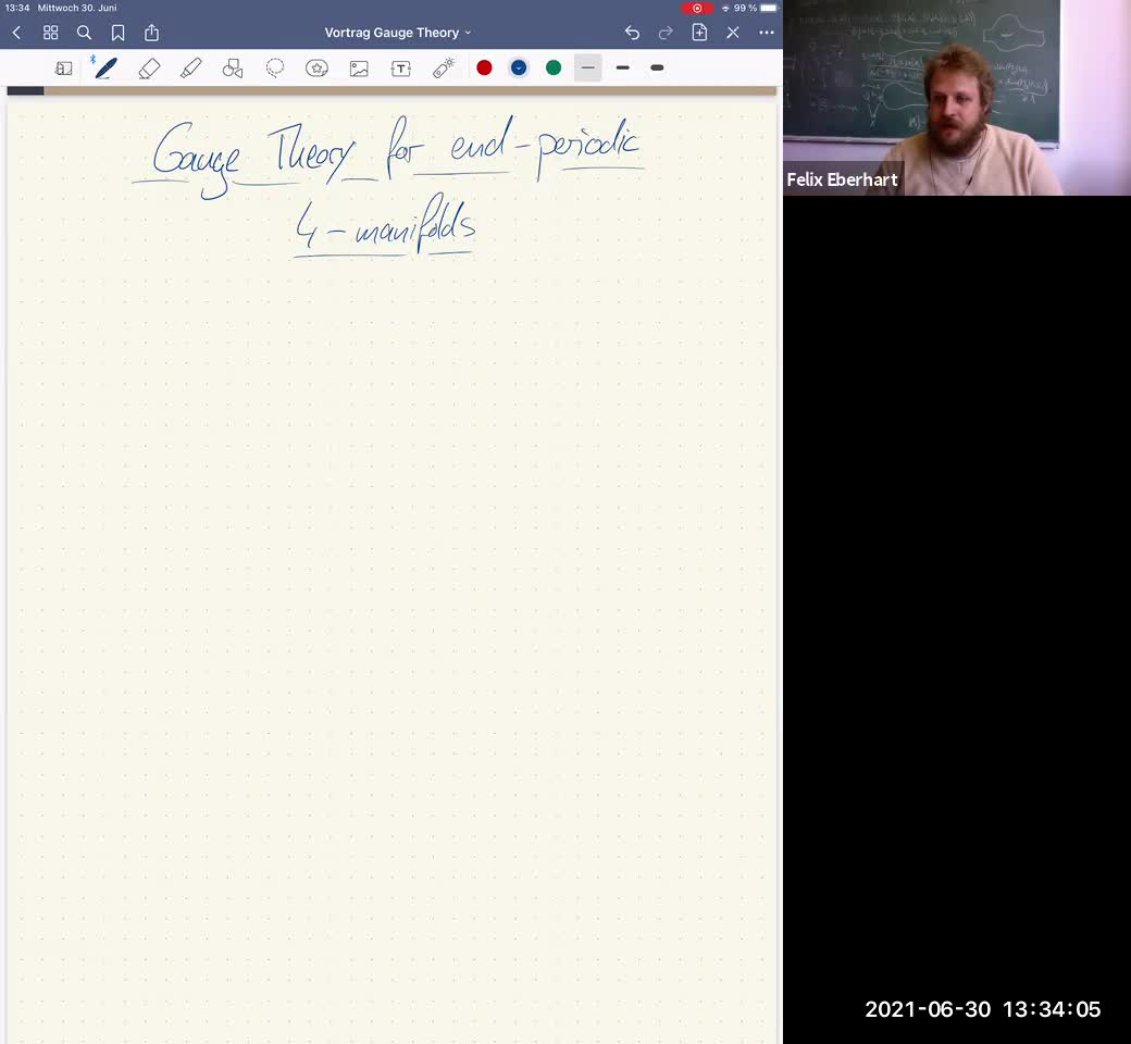 Gauge theory reading seminar 30.6.21: Felix Eberhart