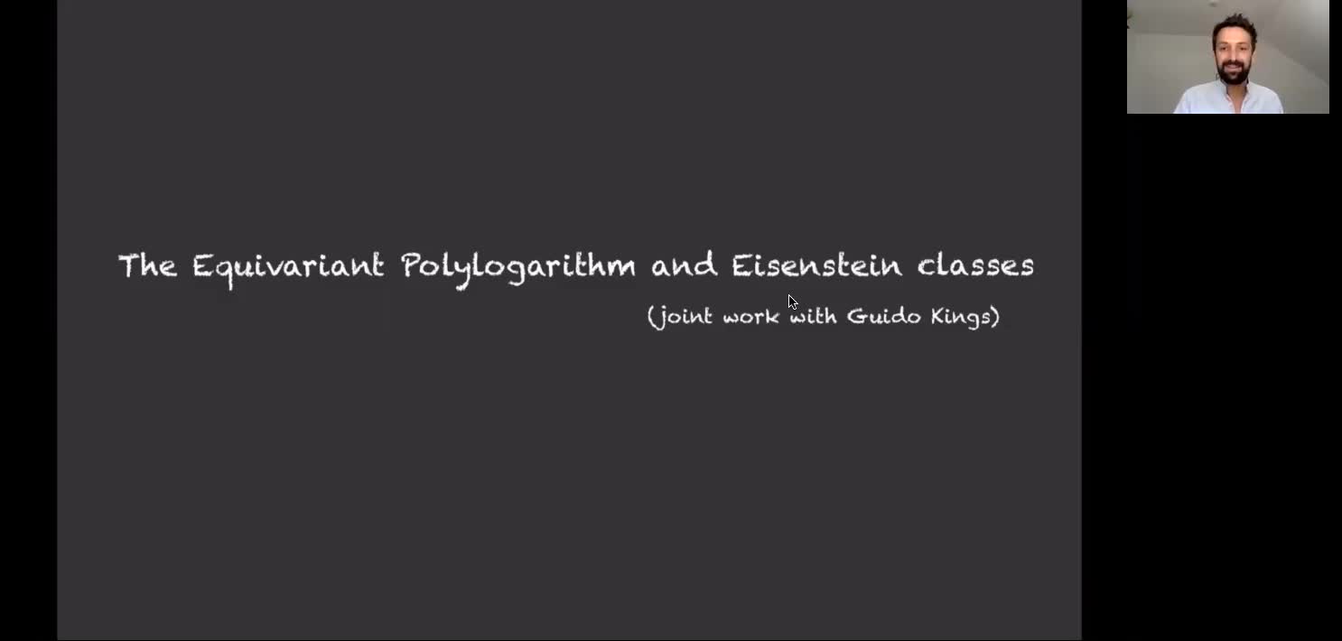 Johannes Sprang: The Equivariant Polylogarithm and Eisenstein classes