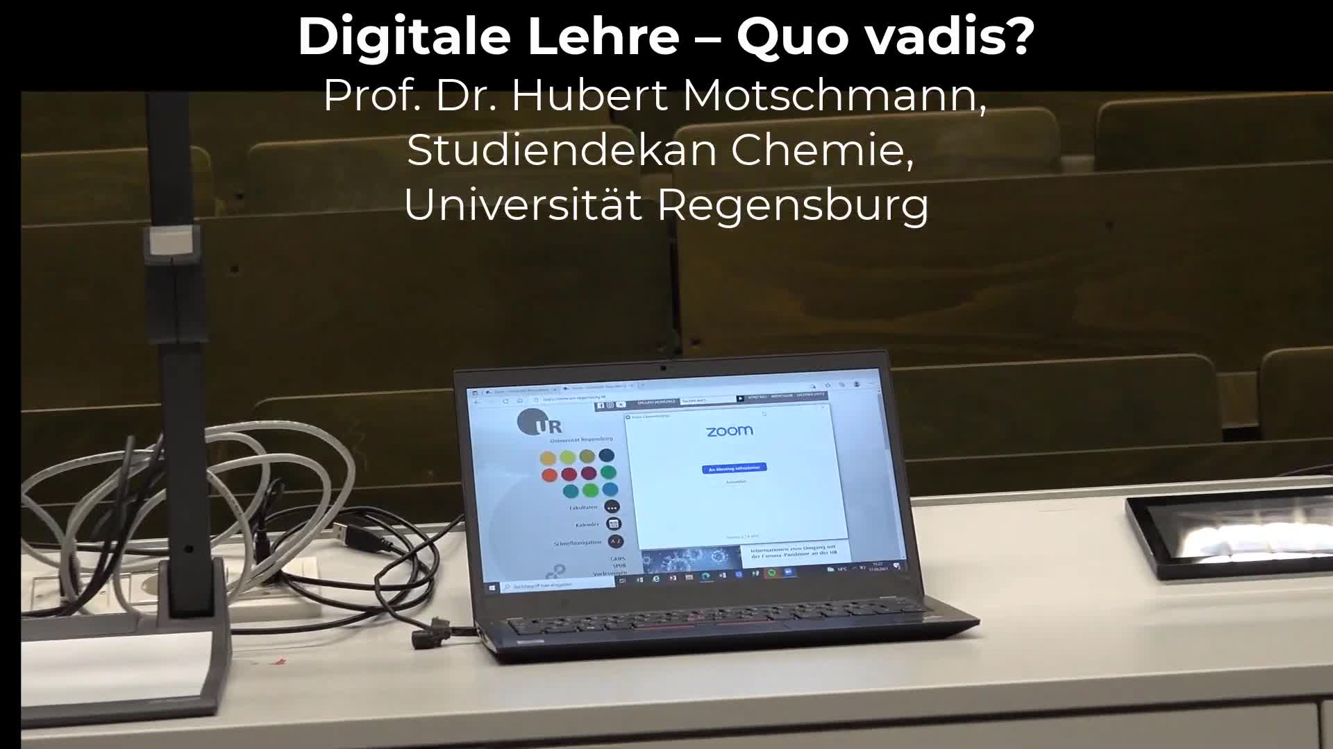 Beitrag der Fakultät für Chemie zum Tag der digitalen Lehre