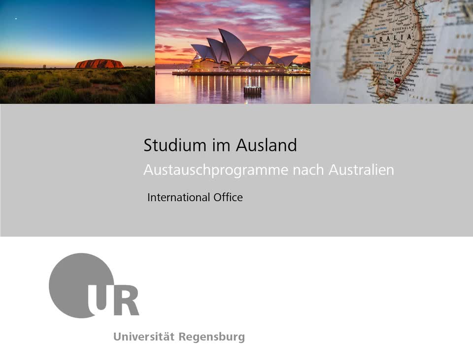 Studium im Ausland - Austauschprogramme Australien