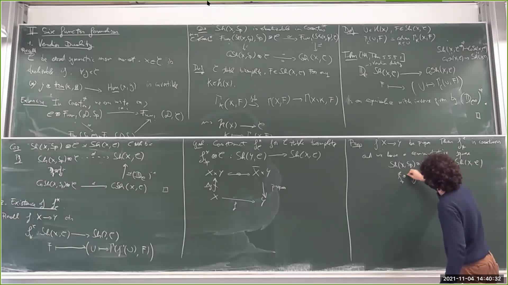 Marco Volpe - Six functor formalism for sheaves with non-presentable coefficients