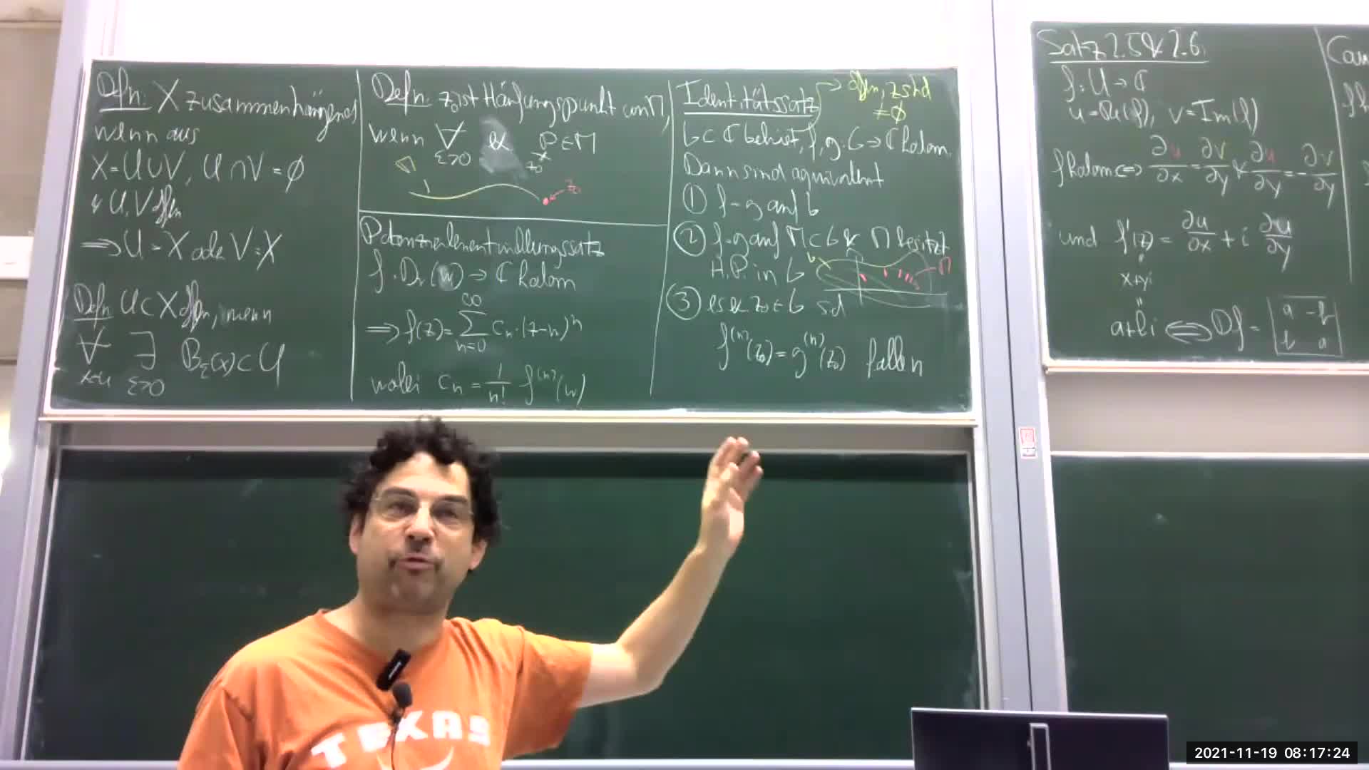 Analysis III 10. Vorlesung - Teil 1