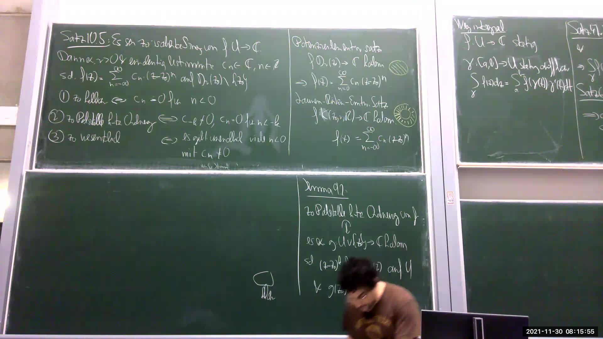 Analysis III 13. Vorlesung Teil 1