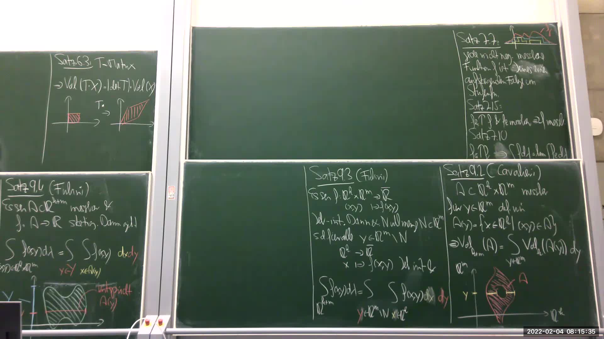 Analysis III 28. Vorlesung Teil 1