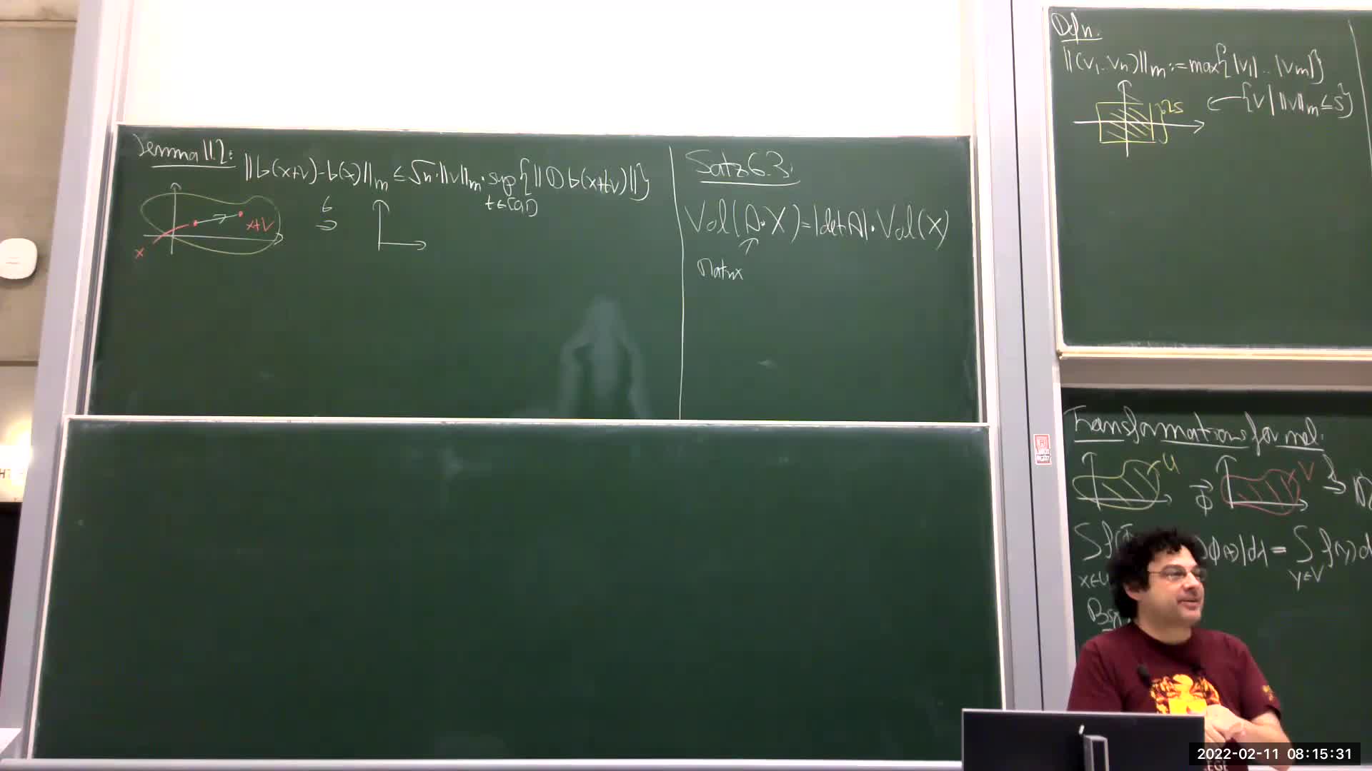 Analysis III 30. Vorlesung Teil 1