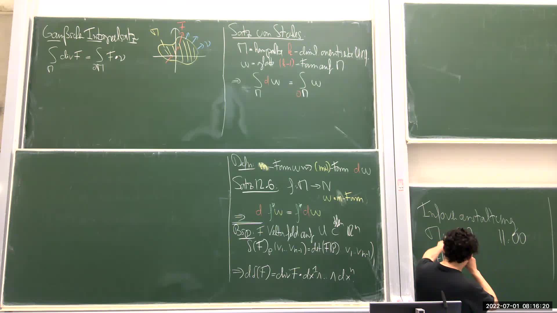 Analysis IV 19. Vorlesung