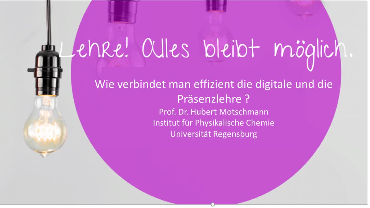 Wie verbindet man effizient die digitale und die Präsenzlehre?