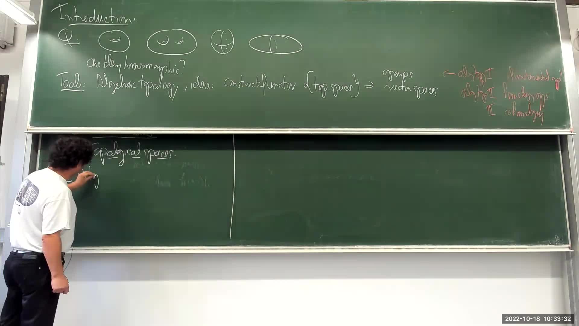 Algebraic topology I - lecture 01