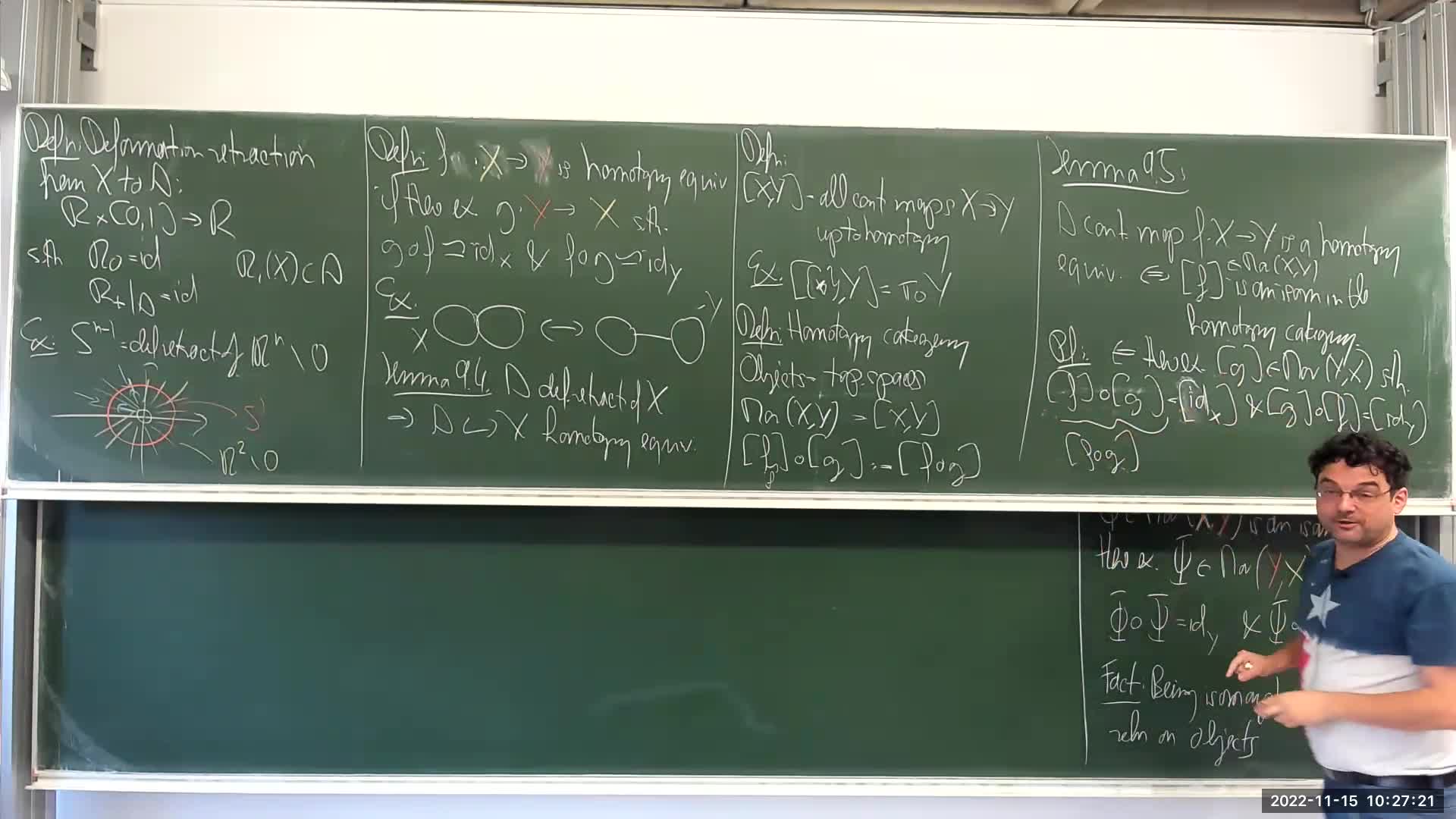 Algebraic topology I - lecture 08