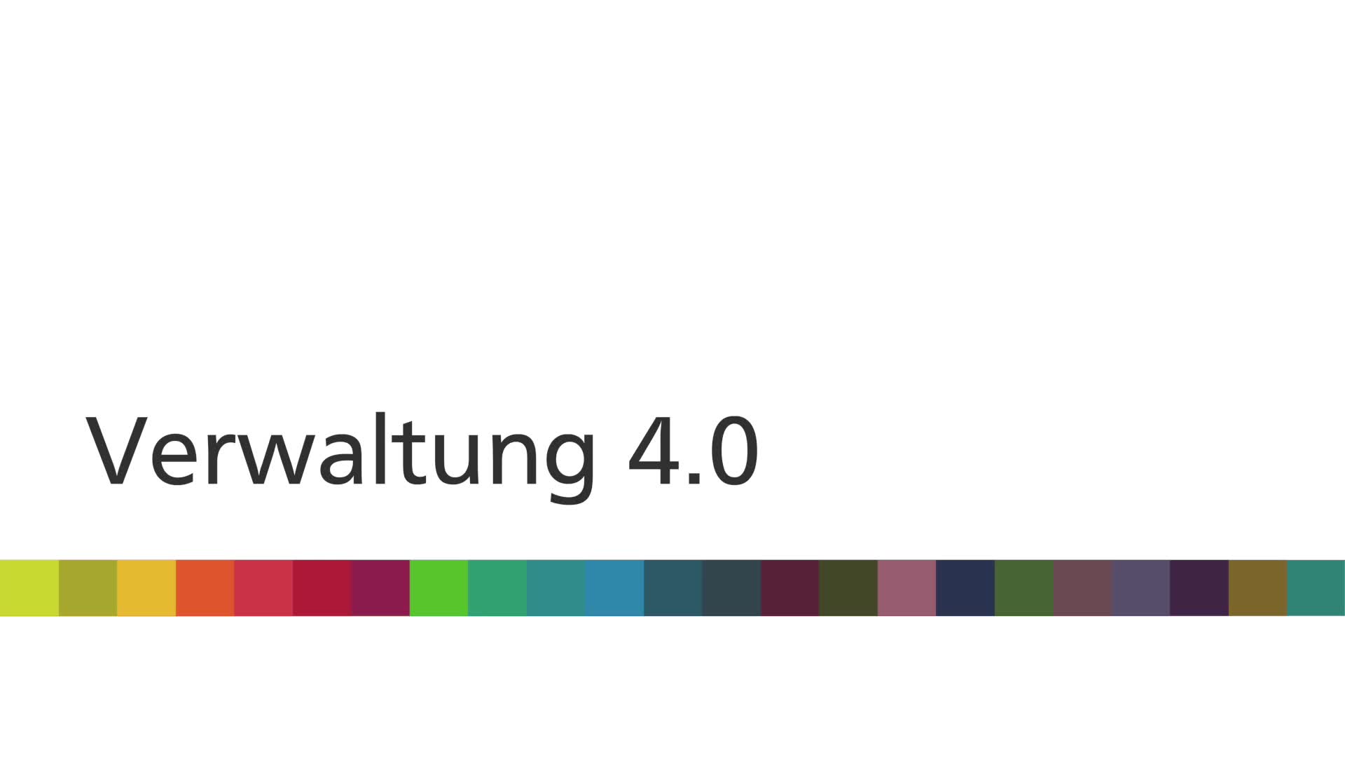 Wertevideo - Verwaltung 4.0