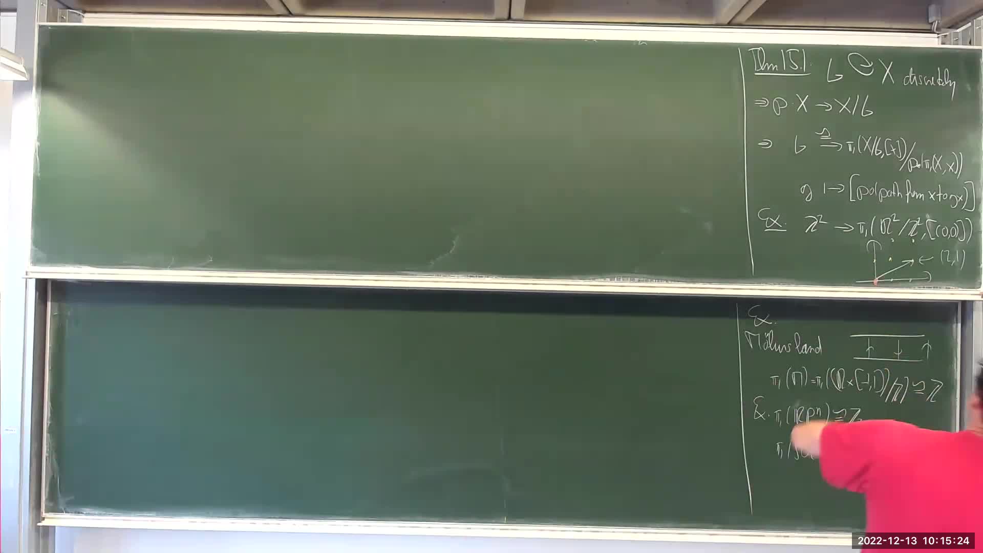Algebraic topology I - lecture 16