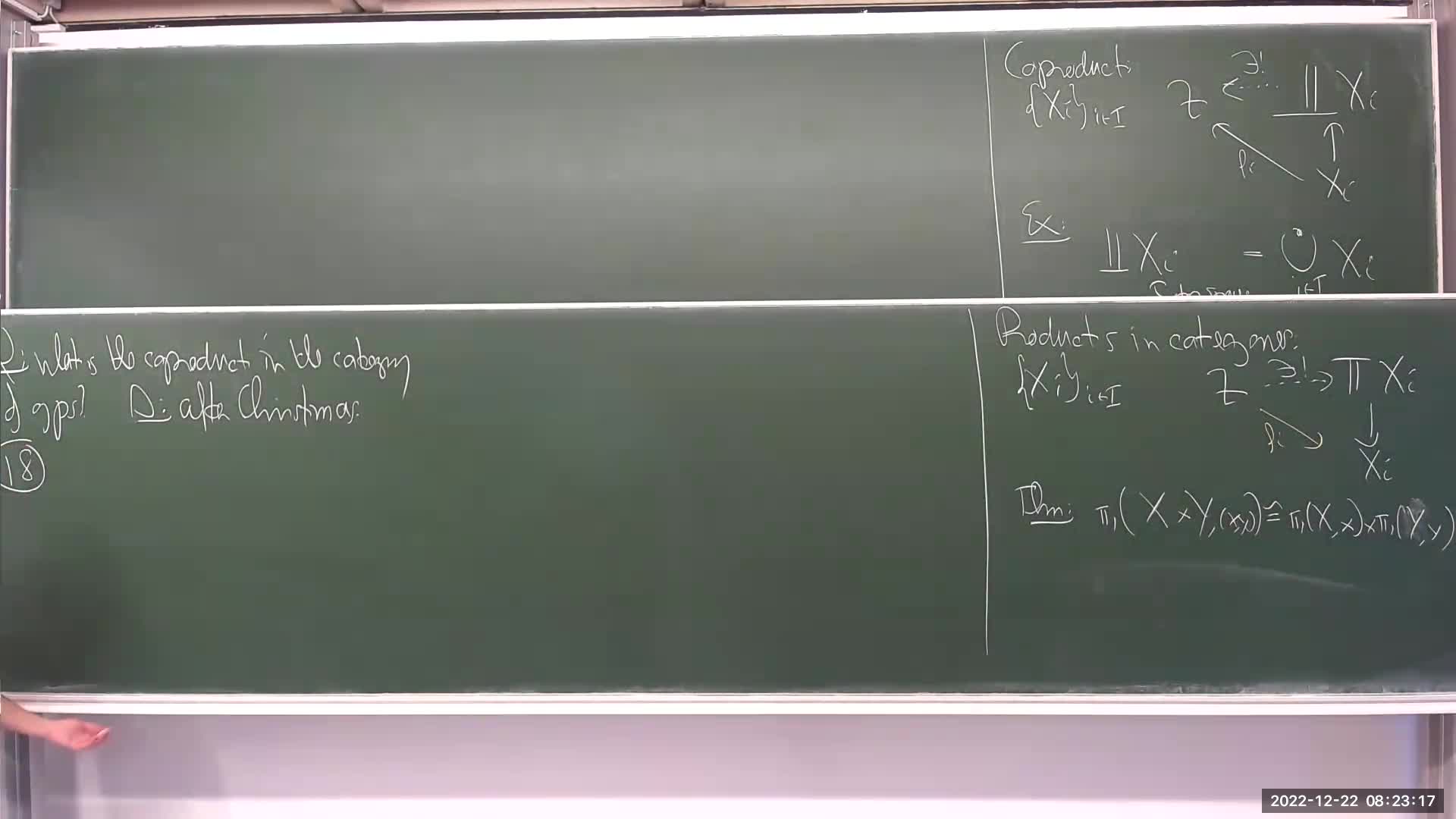 Algebraic topology I - lecture 19