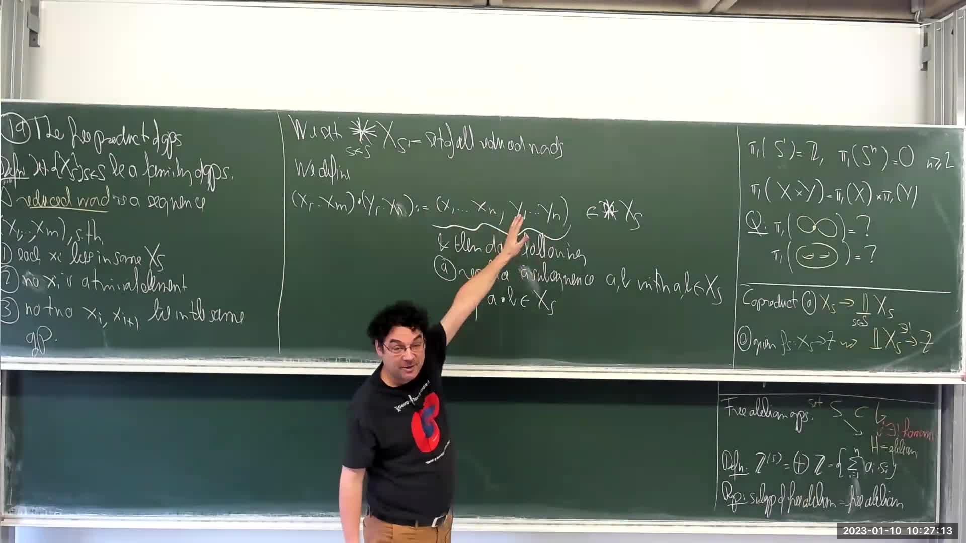 Algebraic topology I - lecture 20