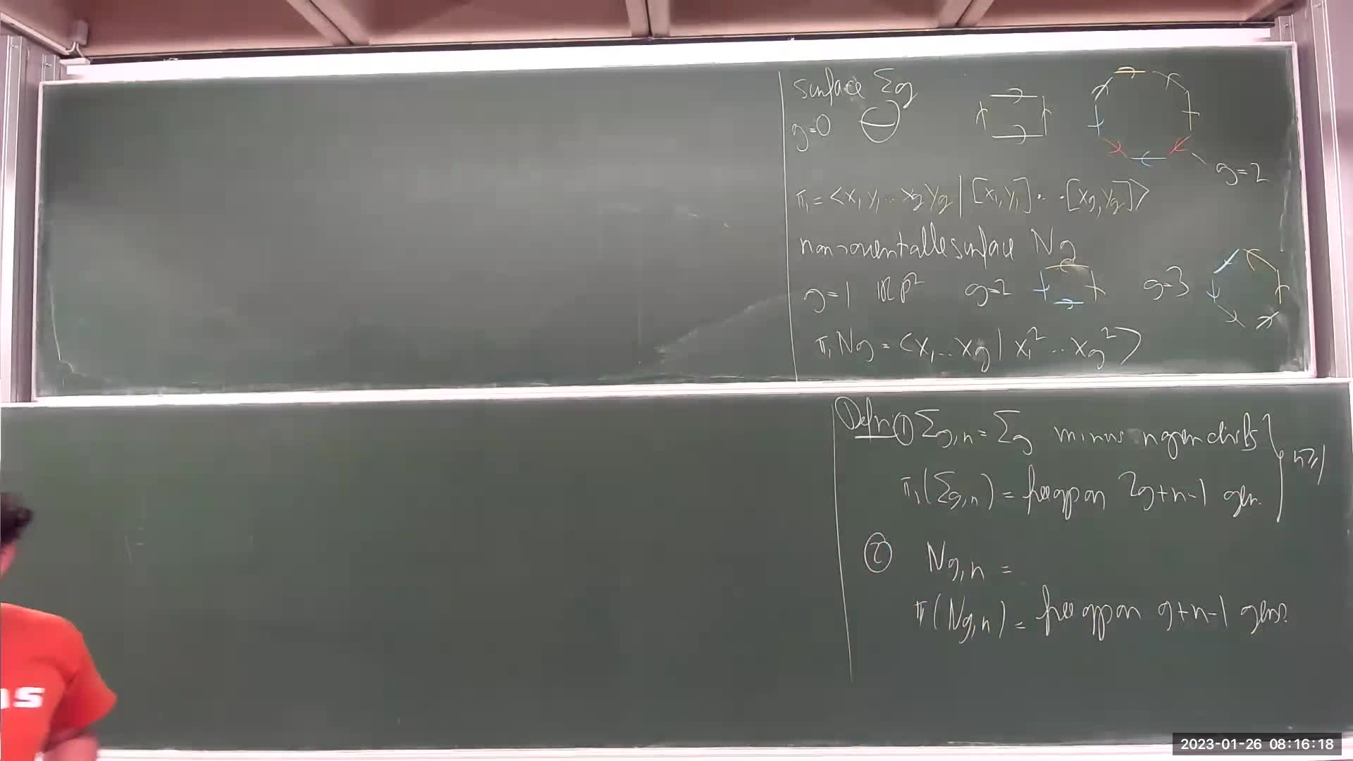 Algebraic topology I - lecture 25
