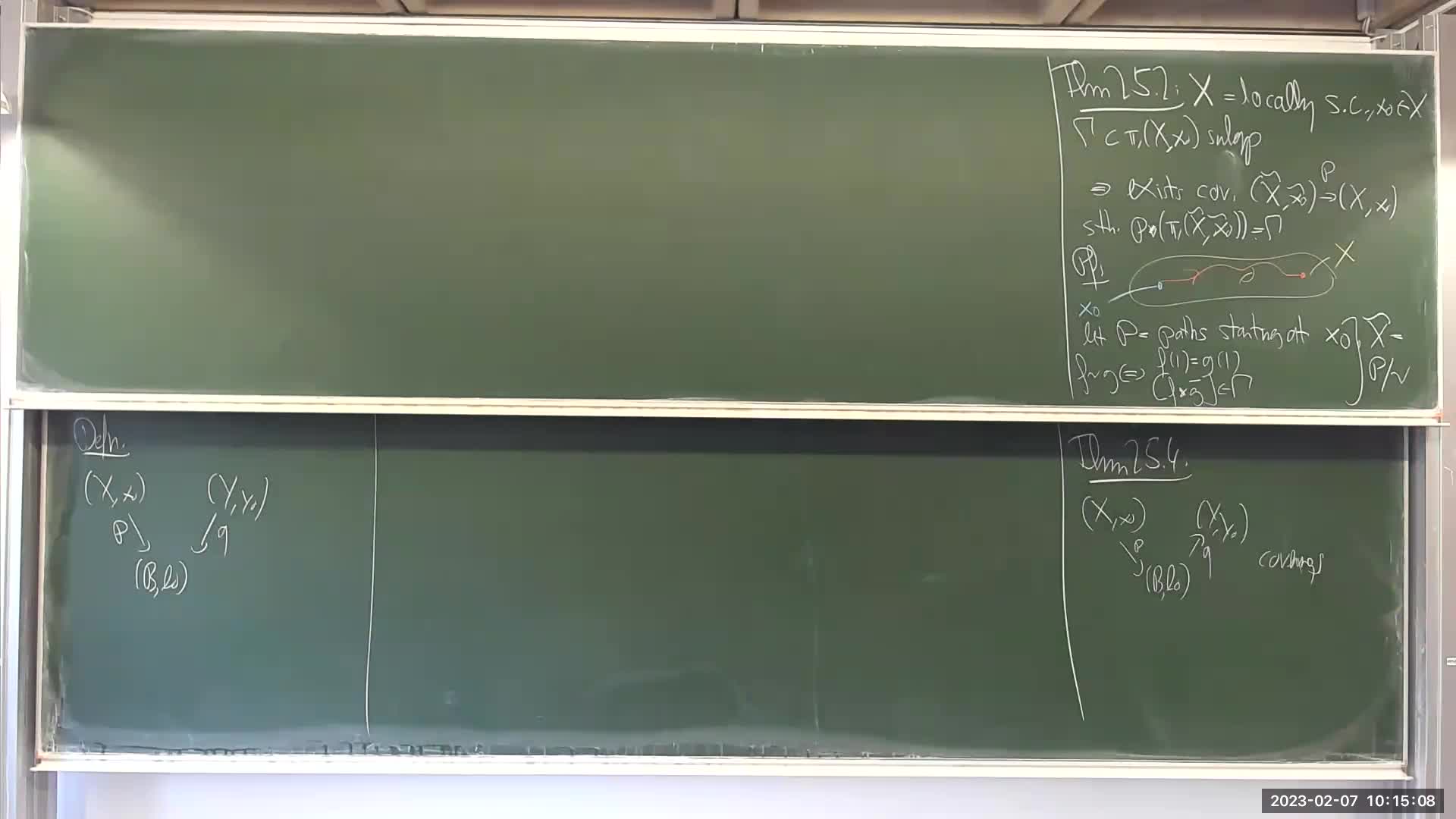 Algebraic topology I - lecture 28