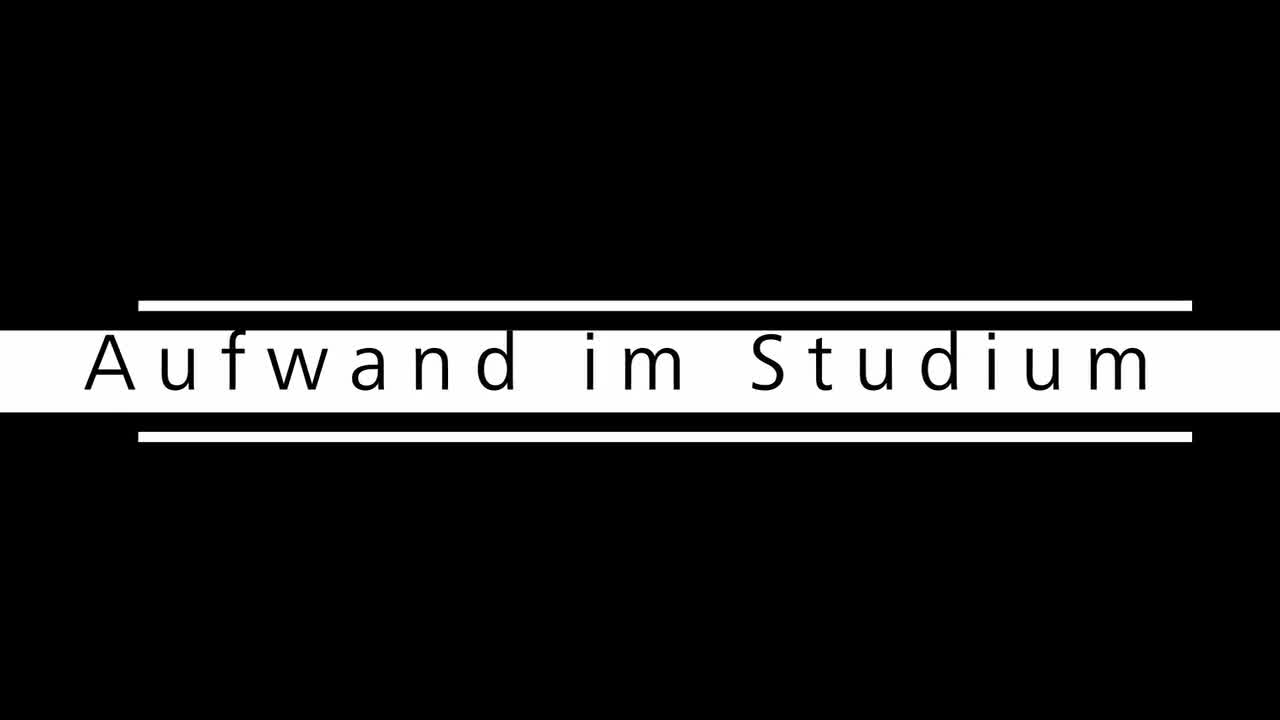 Aufwand im Studium, Job und Lernen