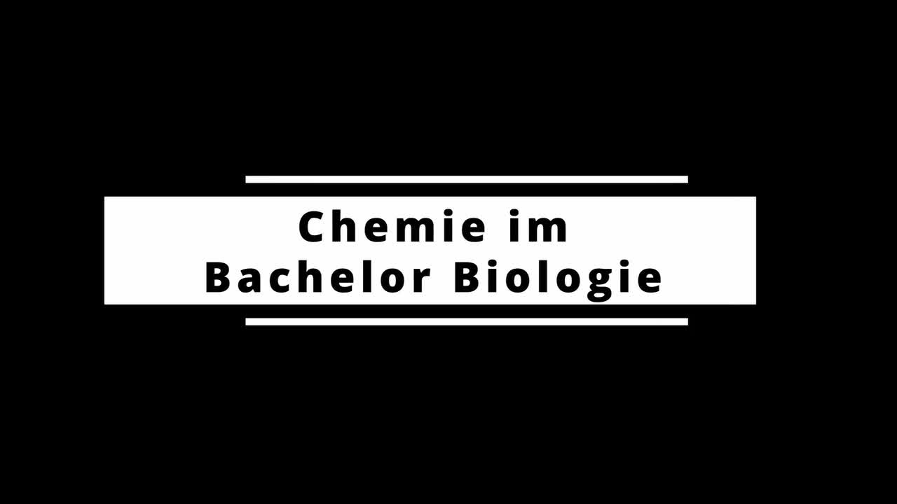 Chemie im Bachelor Biologie