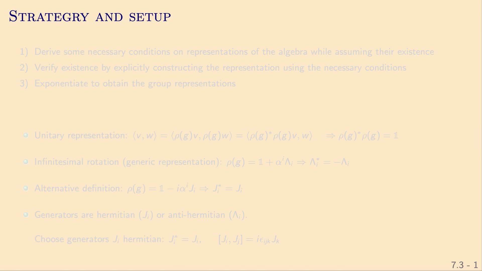 QG II: 7.3.2 - Classification of so(3) representations