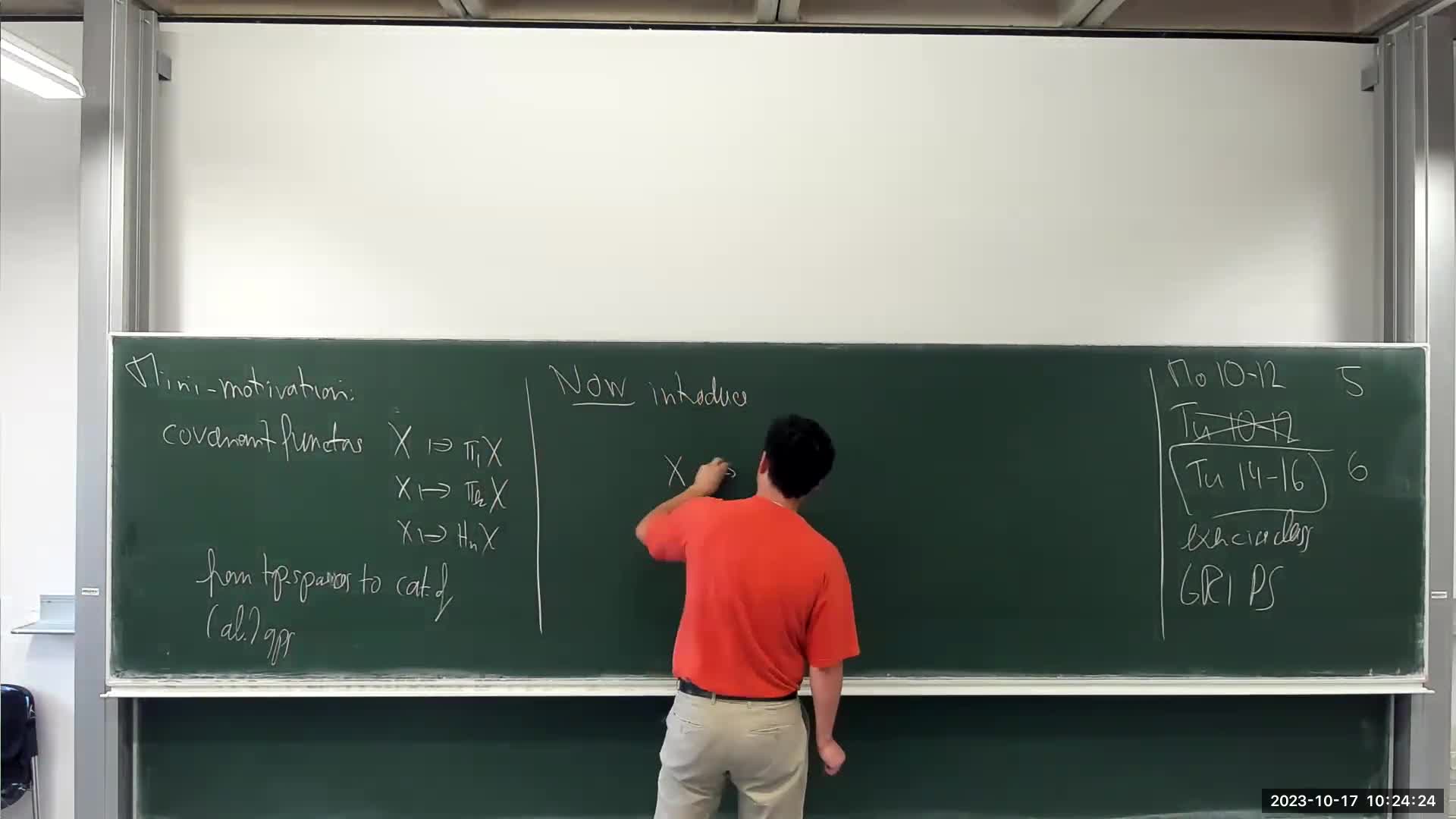 Algebraic topology III - lecture 01