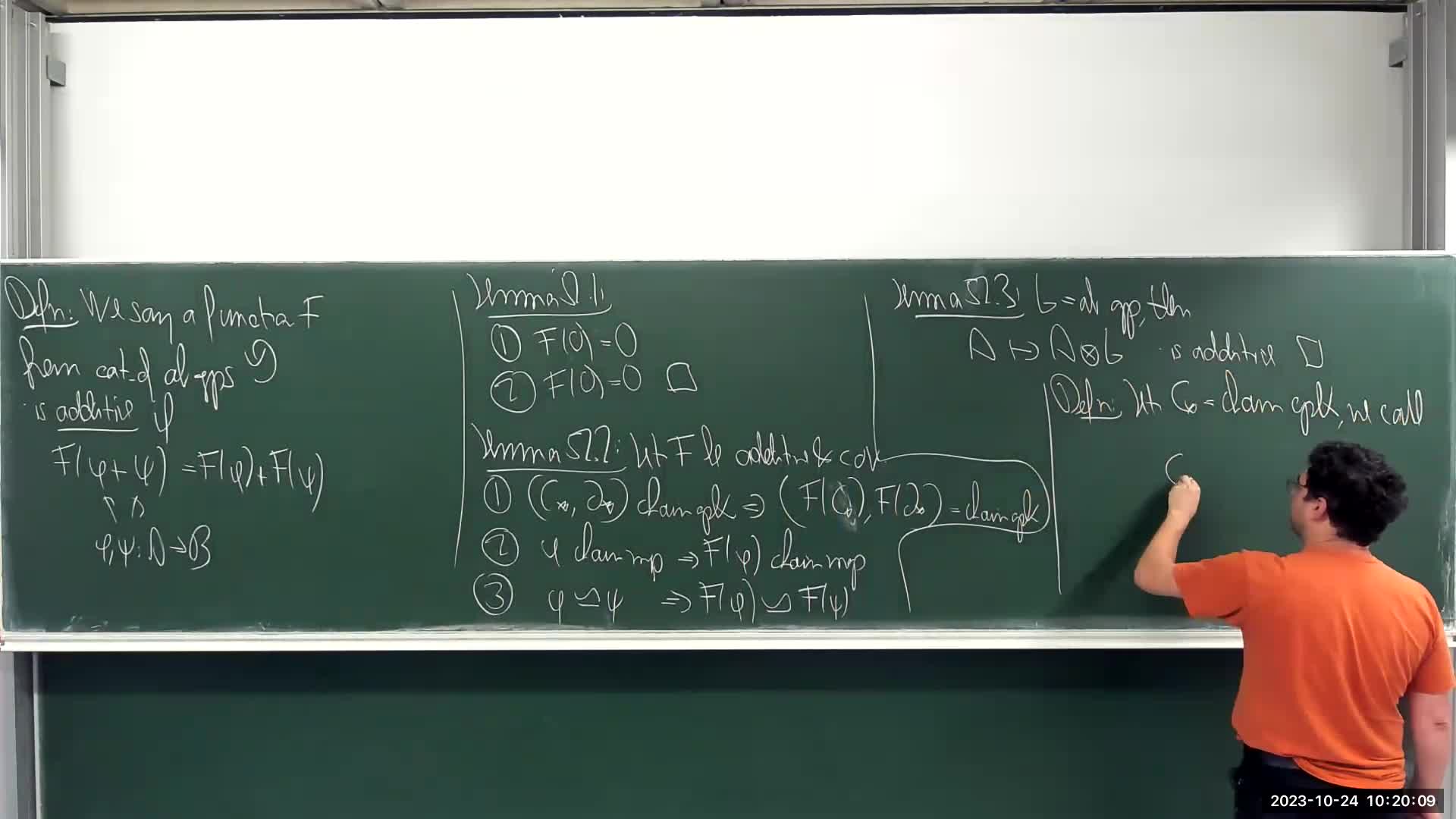 Algebraic topology III - lecture 03