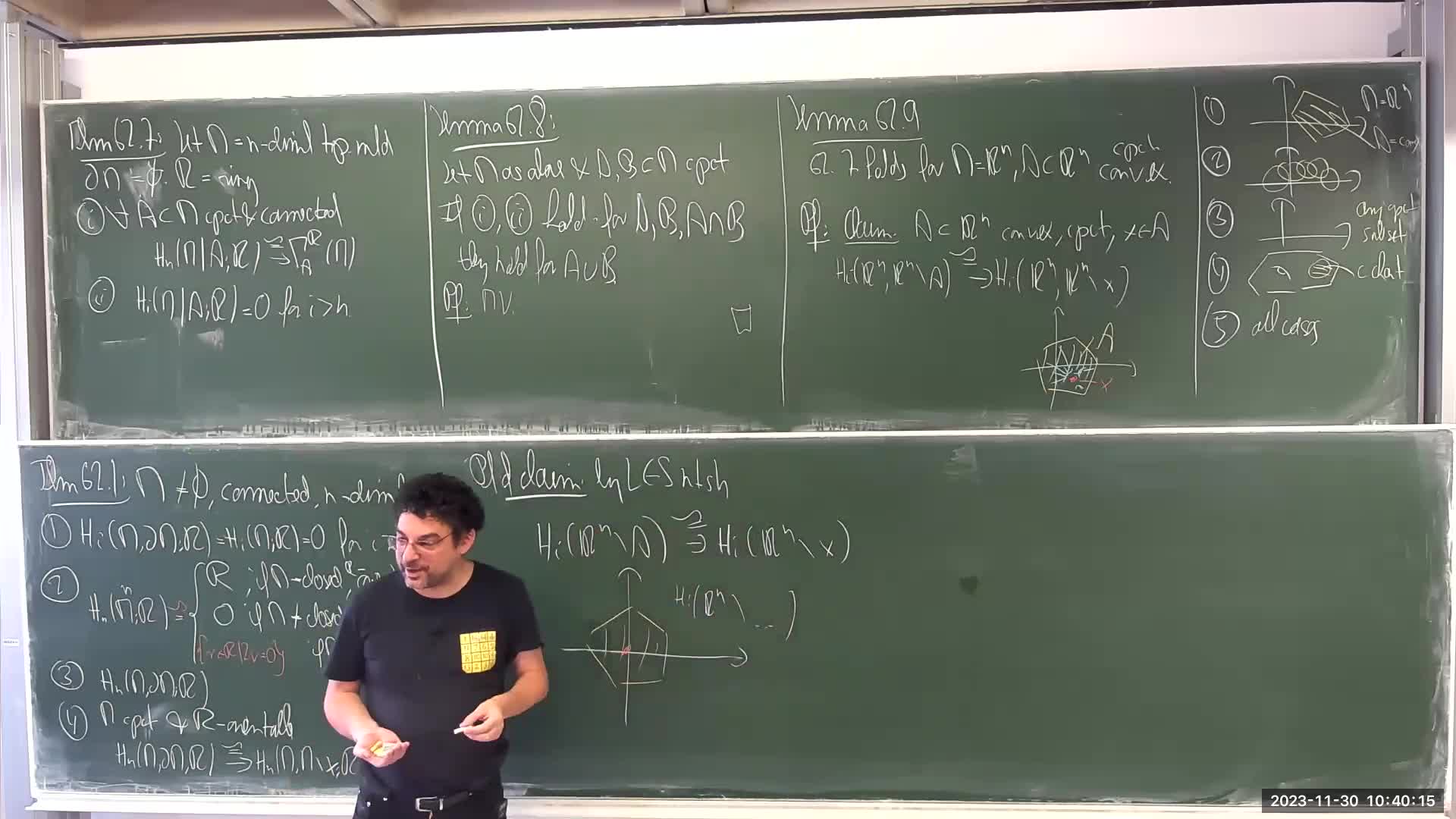 Algebraic topology III - lecture 14